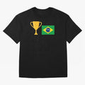 Brazil Soccer Team Fan Football Brazilian Flag 2022 T-Shirt - Brazil T shirt Soccer - Brazil Flag Vintage - Brazilian Classic T-Shirt Discover Global Football Passion for FIFA World Cup 2026, Capturing Messi, Neymar and Mbappe, England, Game Day