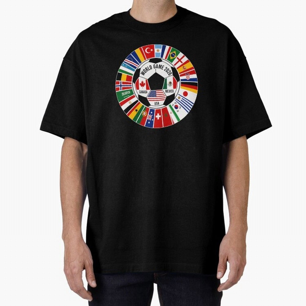 2026 Soccer Cup, Football World Tournament Classic T-Shirt Remember FIFA World Cup 2026 Group Stage for Fans of CR7 and Messi and Brazil, Bringing Stadium Memories, Football Loyalty, International Chants and Championship Tradition; Perfect for
