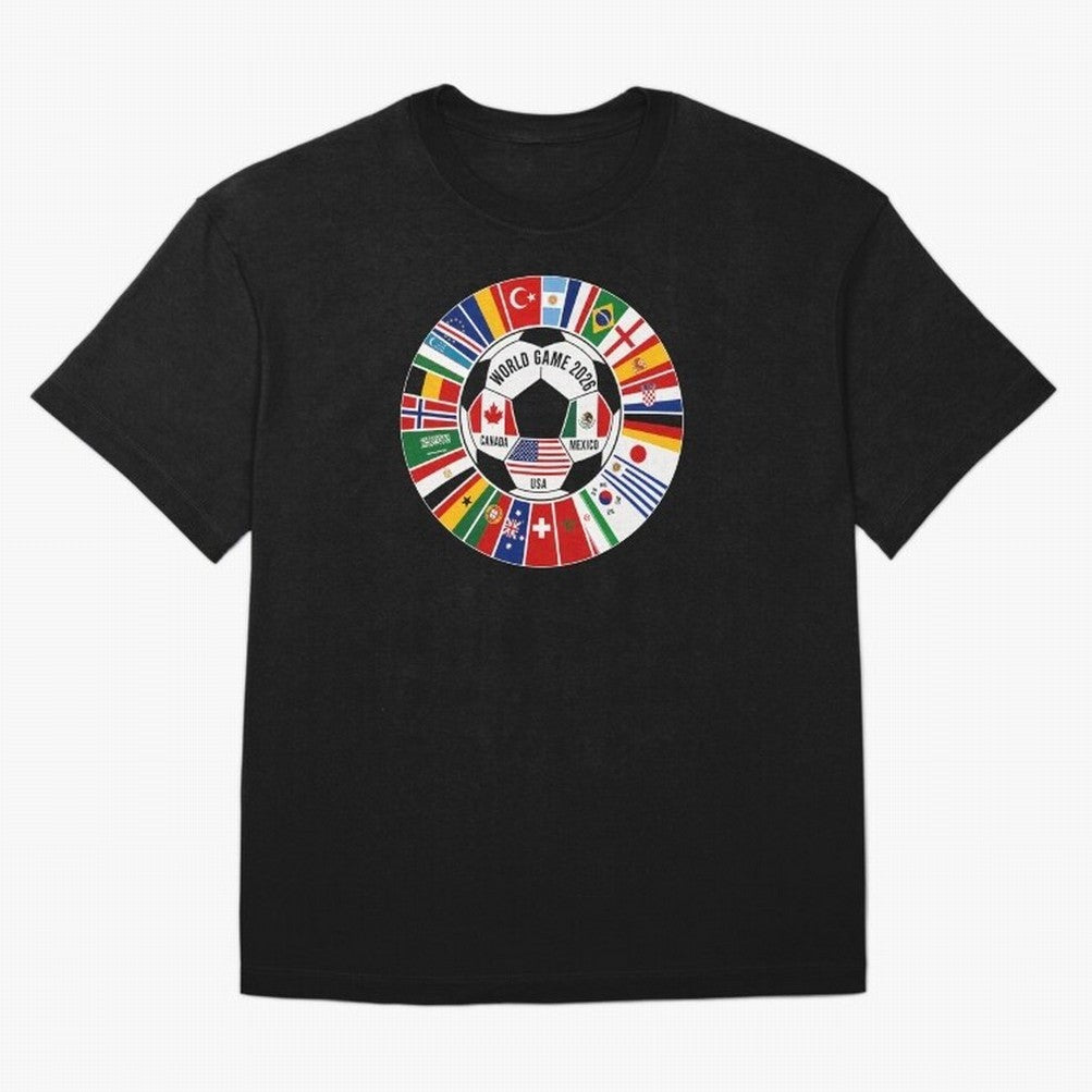 2026 Soccer Cup, Football World Tournament Classic T-Shirt Remember FIFA World Cup 2026 Group Stage for Fans of CR7 and Messi and Brazil, Bringing Stadium Memories, Football Loyalty, International Chants and Championship Tradition; Perfect for