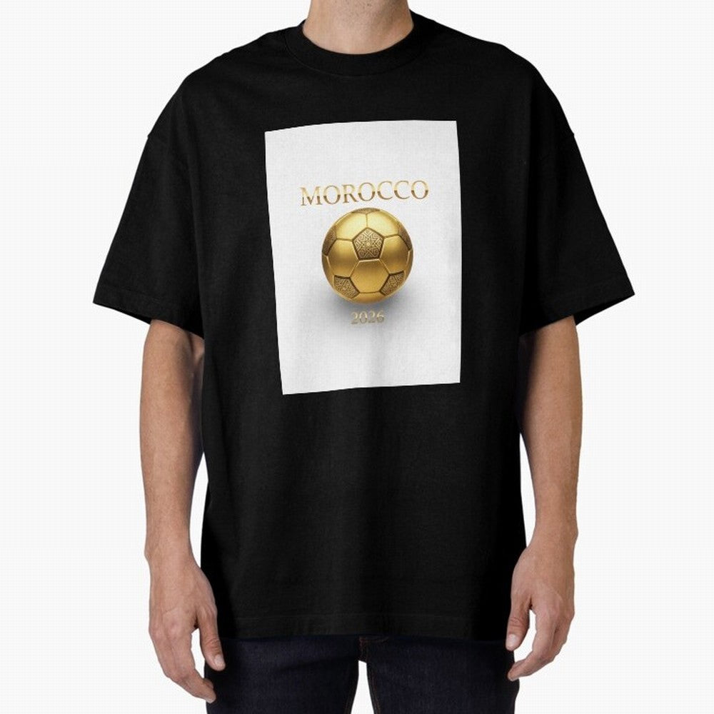 Copy of Morocco 2026 World Cup - Traditional Zellige Football Design Classic T-Shirt Make Your Look Match the FIFA World Cup 2026 USA Canada Mexico Journey through Cristiano Ronaldo Highlights, England and Germany Pride, Vintage Soccer Flavor,