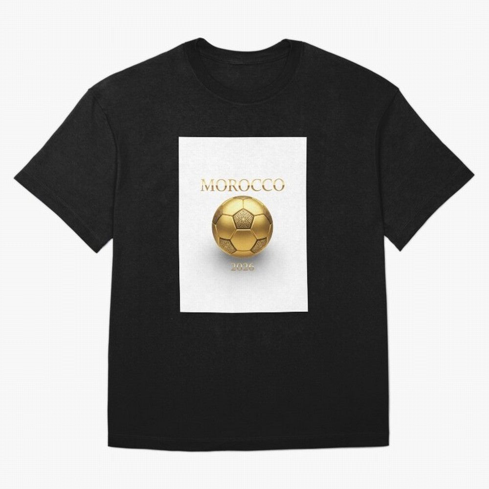 Copy of Morocco 2026 World Cup - Traditional Zellige Football Design Classic T-Shirt Make Your Look Match the FIFA World Cup 2026 USA Canada Mexico Journey through Cristiano Ronaldo Highlights, England and Germany Pride, Vintage Soccer Flavor,