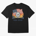 American Eagle 2026 USA World Cup Classic T-Shirt Cheer for FIFA World Cup 2026 Spirit, Highlighting Portugal, Messi, CR7 and Mbappe, Championship Spirit, Famous Goals, Roaring Crowds and International Football Unity; Ideal for Fans Who Follow