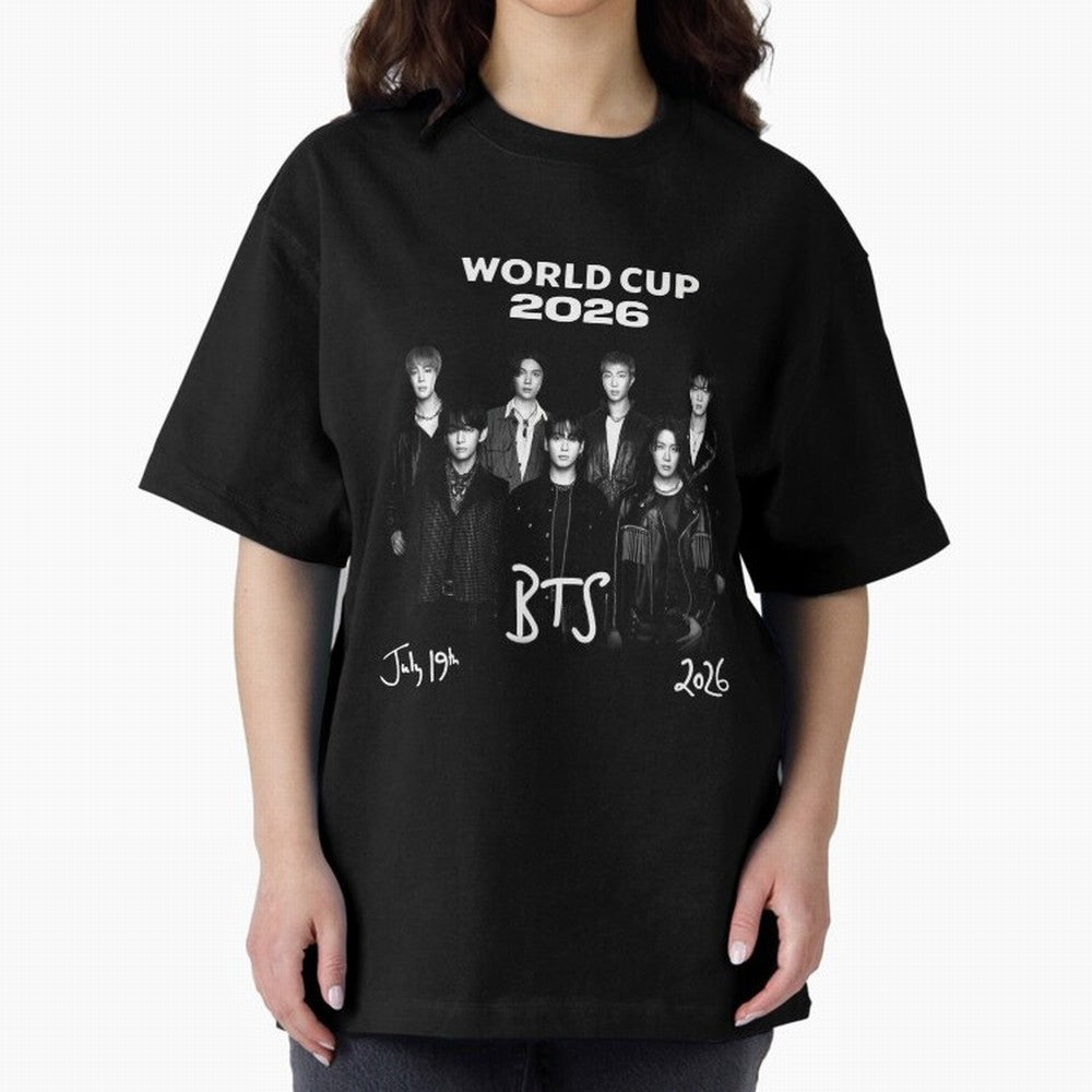 BTS World Cup 2026 Special Edition - OT7 Team Photo Classic T-Shirt Honor the Football Icons of FIFA World Cup 2026 USA Canada Mexico Driven by Mbappe and Neymar, Netherlands Energy, Soccer Culture, Superstar Moments, National Team Dreams and