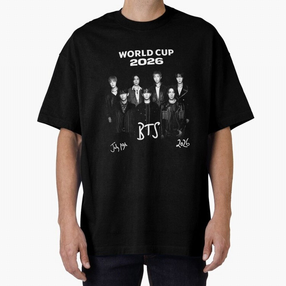 BTS World Cup 2026 Special Edition - OT7 Team Photo Classic T-Shirt Honor the Football Icons of FIFA World Cup 2026 USA Canada Mexico Driven by Mbappe and Neymar, Netherlands Energy, Soccer Culture, Superstar Moments, National Team Dreams and