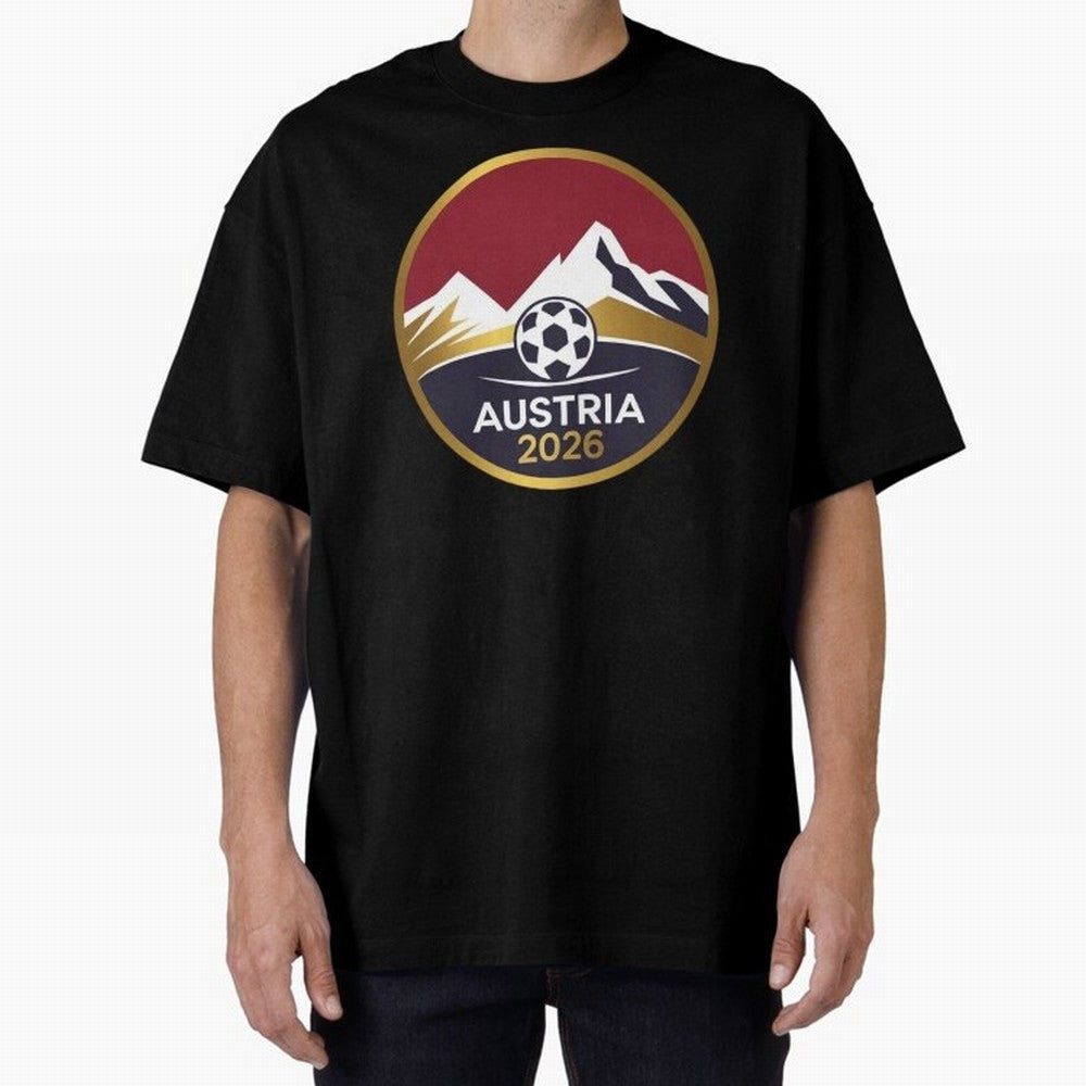 Austria 2026 Classic T-Shirt Bring Bold Fan Energy to Global Football Passion for FIFA World Cup 2026 USA Canada Mexico, Featuring Messi, CR7 and Mbappe, Argentina, France and Brazil, Football Festival Excitement, Trophy Ambitions, Country