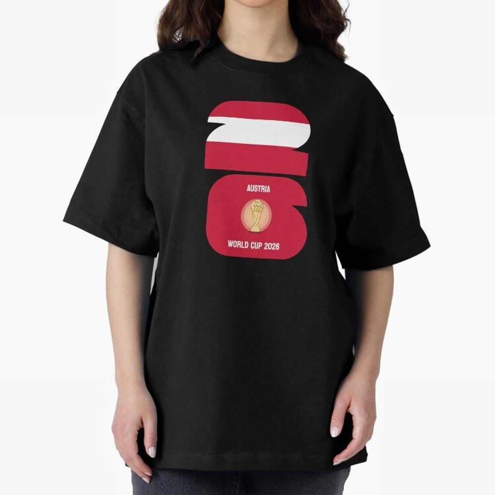 Austria: World Cup 2026 Classic T-Shirt Capture Stadium Memories from Match Day Hype around FIFA World Cup 2026 USA Canada Mexico, Messi, Argentina and Brazil, Match Day Excitement, Supporter Culture, Golden Goals and Global Football Passion; Great