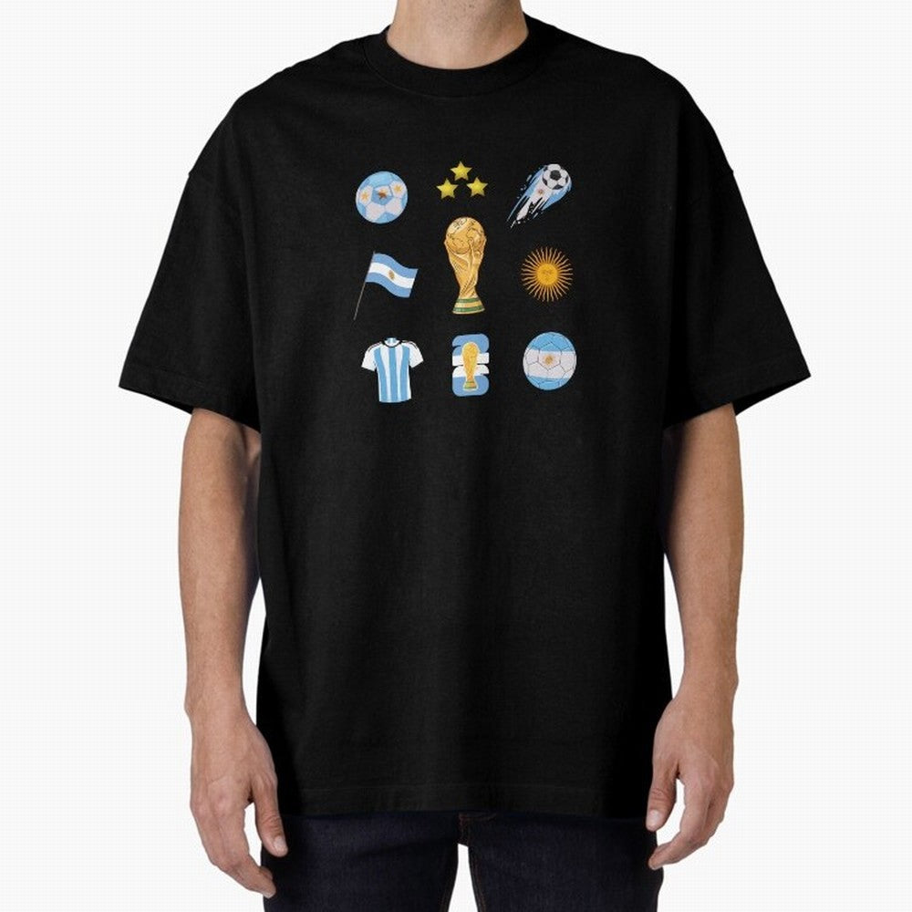 Argentina World Cup Champion 2026 Classic T-Shirt Experience FIFA World Cup 2026 Group Stage for Fans of CR7 and England and Germany, Bringing Supporter Pride, Iconic Celebrations, Legendary Names and Global Match Day Energy; Great for Supporters