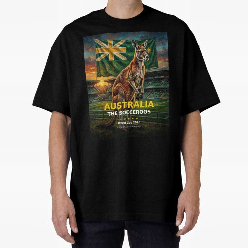 Australia Socceroos - World Cup 2026 Soccer Fan Tee Classic T-Shirt Bring Trophy Dreams to the FIFA World Cup 2026 USA Canada Mexico Journey through Haaland and Mbappe Highlights, Spain Pride, Football Festival Excitement, Trophy Ambitions, Country