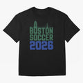 Boston Soccer 2026 Massachusetts Football Fan Classic T-Shirt Represent Football Lovers during the FIFA World Cup 2026 Journey through Messi, CR7 and Mbappe Highlights, Argentina Pride, Sports Nostalgia, International Competition, Famous Players