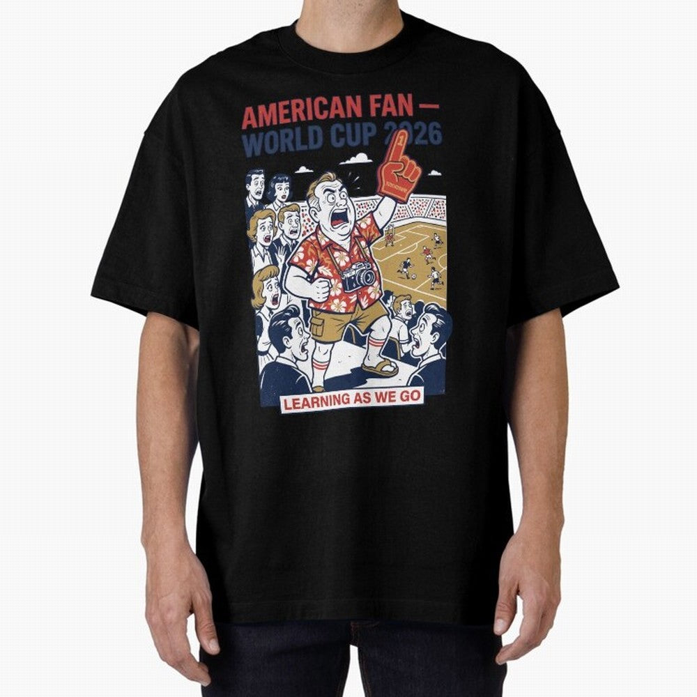 American Fan ¡ª World Cup 2026 ¡ª Learning as We Go V1 Classic T-Shirt Celebrate Golden Goal Energy in Global Football Passion for FIFA World Cup 2026 Group Stage, Filled with Messi and Cristiano Ronaldo, Argentina, France and Brazil, Tournament