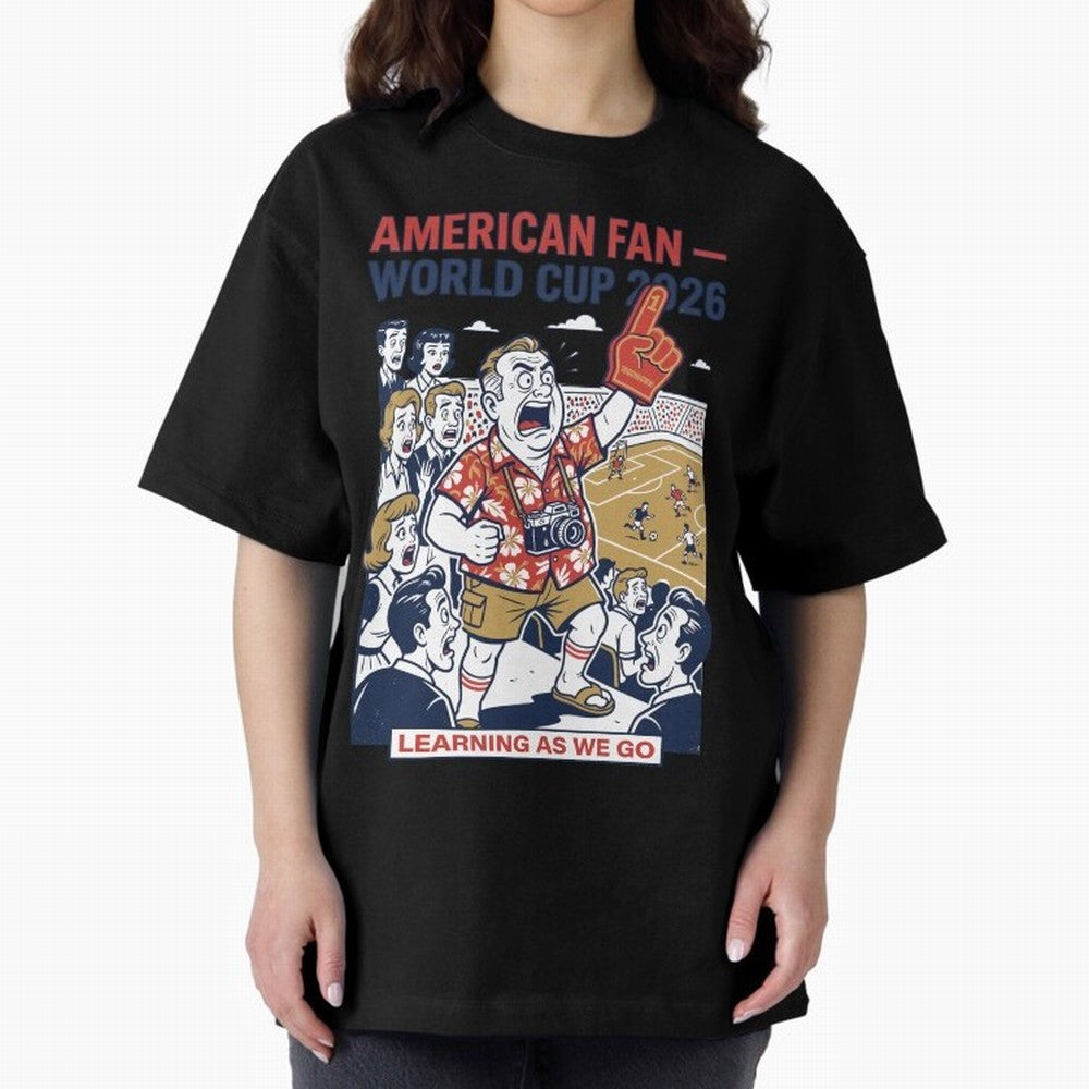 American Fan ¡ª World Cup 2026 ¡ª Learning as We Go V1 Classic T-Shirt Celebrate Golden Goal Energy in Global Football Passion for FIFA World Cup 2026 Group Stage, Filled with Messi and Cristiano Ronaldo, Argentina, France and Brazil, Tournament