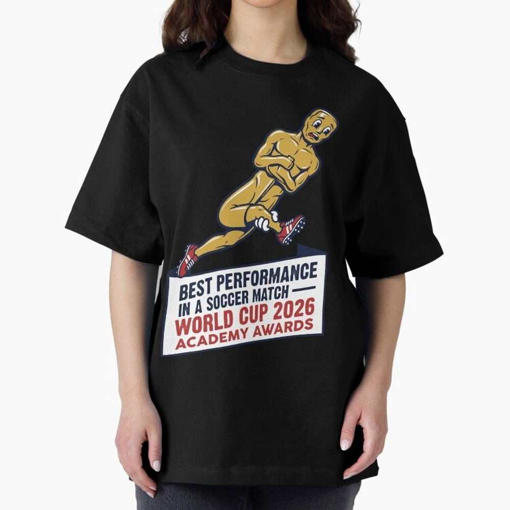 Academy Awards Best Performance Soccer V1 Classic T-Shirt Share FIFA World Cup 2026 Group Stage Spirit, Highlighting Portugal, Spain and Germany, Neymar, Global Supporter Spirit, Legendary Goals, National Colors and Tournament Celebration; Created