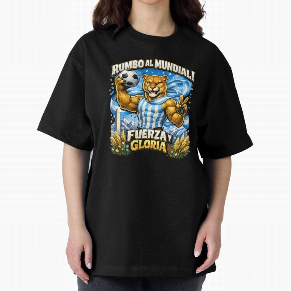 Argentina Puma World Cup Fan Art Classic T-Shirt Show Match Day Excitement for FIFA World Cup 2026 Group Stage Spirit, Connected to Brazil, CR7, Classic Soccer Heritage, Championship Pressure, Fan Loyalty and International Pride; Built for