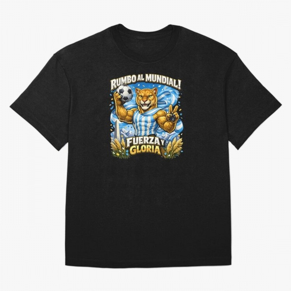 Argentina Puma World Cup Fan Art Classic T-Shirt Show Match Day Excitement for FIFA World Cup 2026 Group Stage Spirit, Connected to Brazil, CR7, Classic Soccer Heritage, Championship Pressure, Fan Loyalty and International Pride; Built for