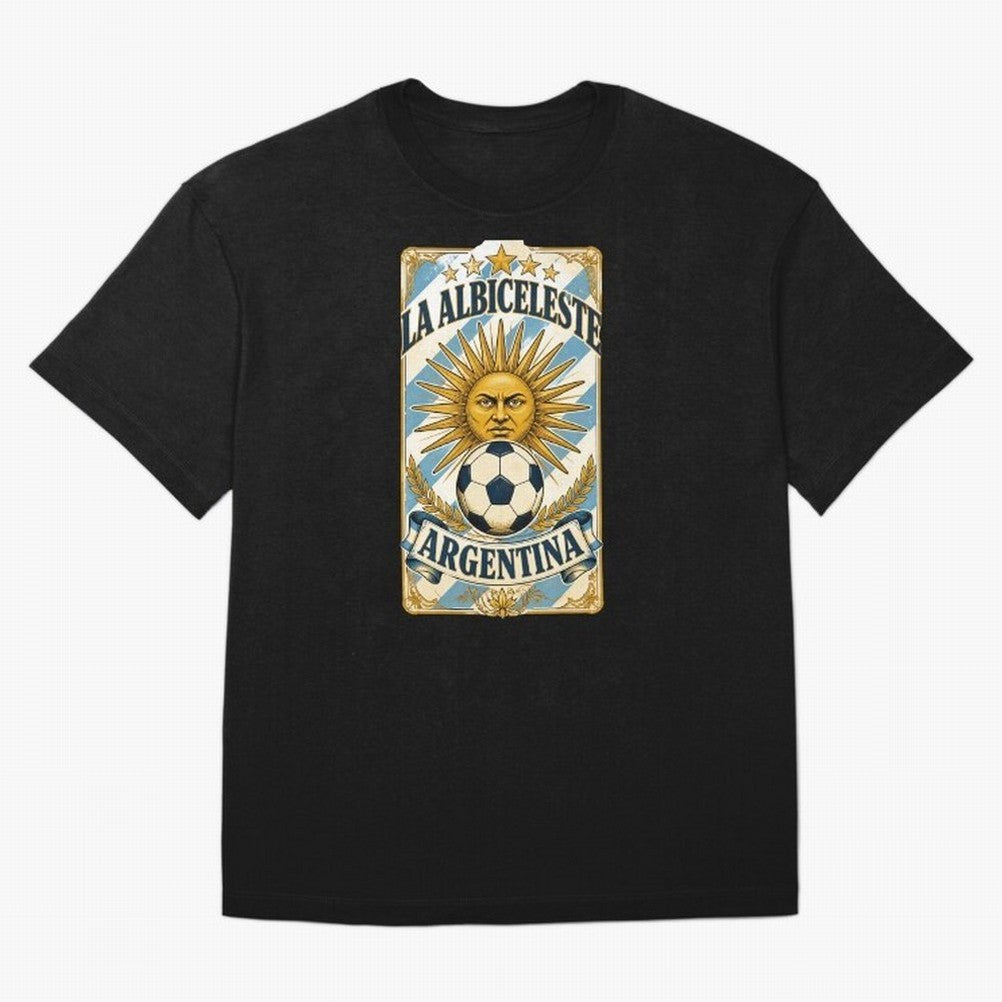Argentina Soccer Sun - La Albiceleste Vintage Champions Football Fan T-Shirt Classic T-Shirt Treasure FIFA World Cup 2026 USA Canada Mexico Celebrating CR7 and Messi, France Energy, Stadium Chants, National Pride, Trophy Dreams and Unforgettable