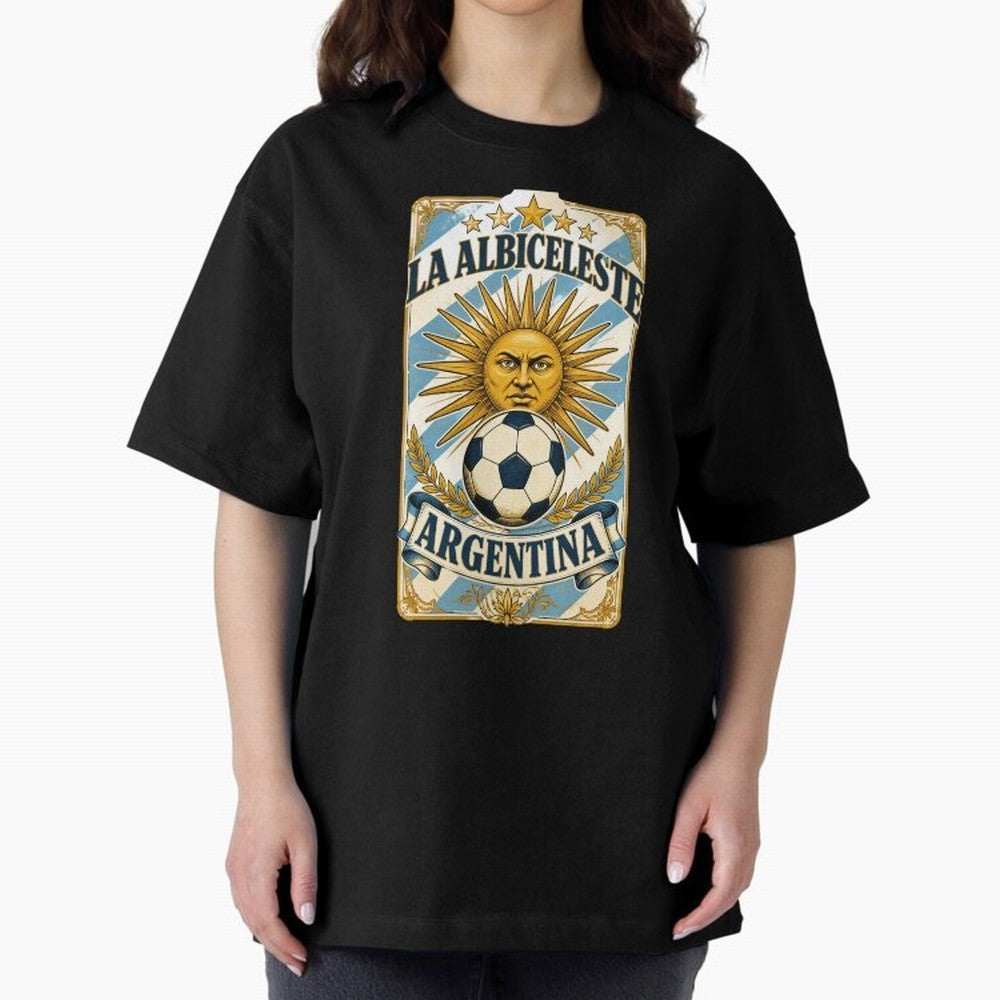 Argentina Soccer Sun - La Albiceleste Vintage Champions Football Fan T-Shirt Classic T-Shirt Treasure FIFA World Cup 2026 USA Canada Mexico Celebrating CR7 and Messi, France Energy, Stadium Chants, National Pride, Trophy Dreams and Unforgettable