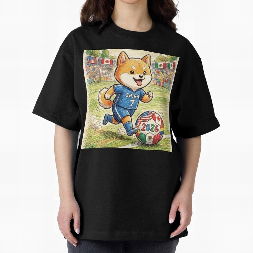 2026 World Cup Shiba Inu Ace #7 - Stadium Action Art Classic T-Shirt Stand with the FIFA World Cup 2026 USA Canada Mexico Journey through CR7 and Messi Highlights, Portugal Pride, Soccer Culture, Superstar Moments, National Team Dreams and