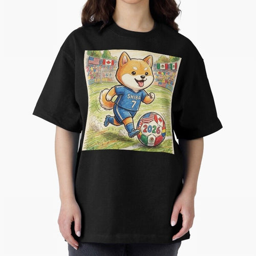 2026 World Cup Shiba Inu Ace #7 - Stadium Action Art Classic T-Shirt Stand with the FIFA World Cup 2026 USA Canada Mexico Journey through CR7 and Messi Highlights, Portugal Pride, Soccer Culture, Superstar Moments, National Team Dreams and