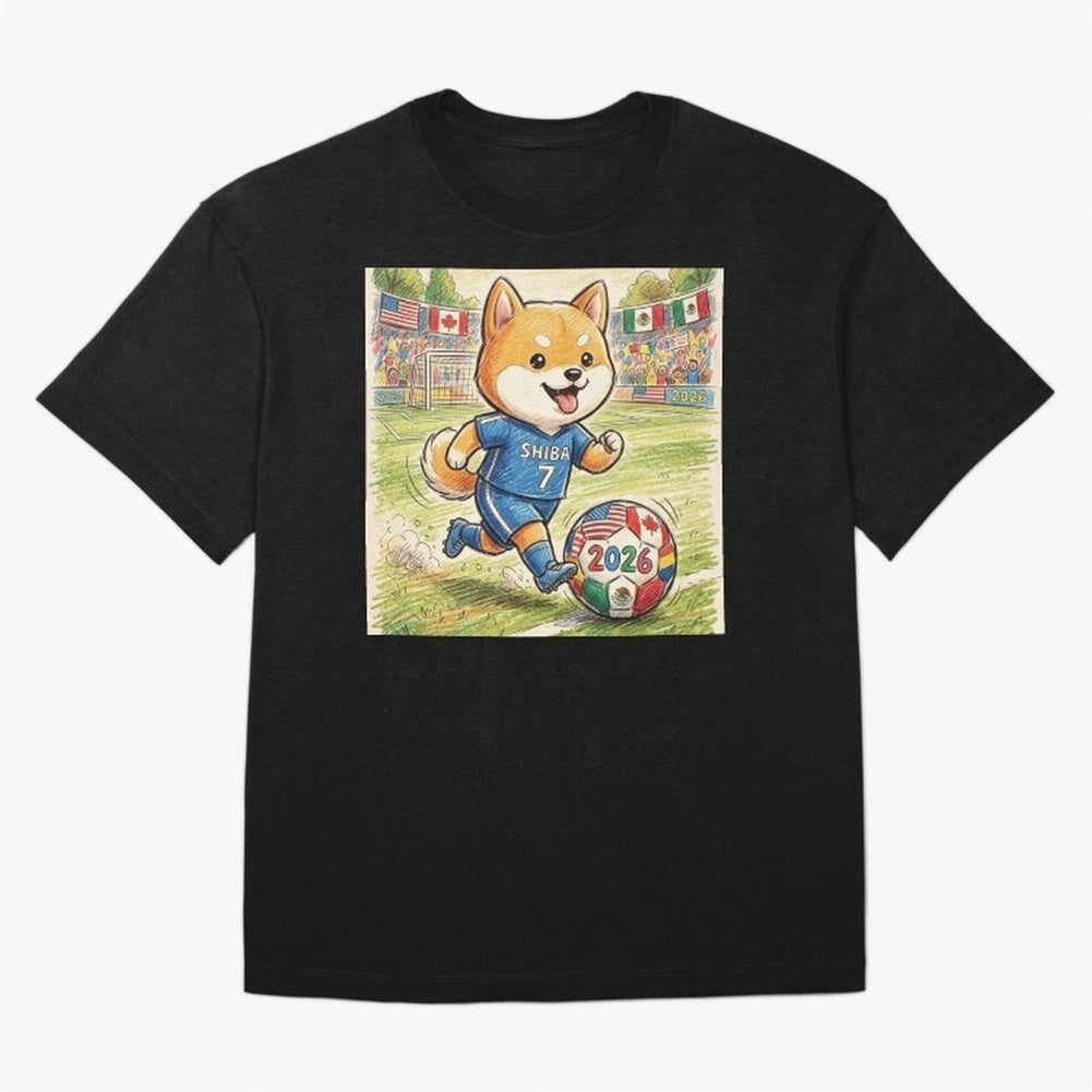 2026 World Cup Shiba Inu Ace #7 - Stadium Action Art Classic T-Shirt Stand with the FIFA World Cup 2026 USA Canada Mexico Journey through CR7 and Messi Highlights, Portugal Pride, Soccer Culture, Superstar Moments, National Team Dreams and