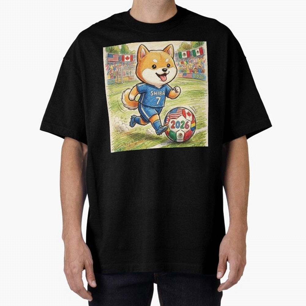 2026 World Cup Shiba Inu Ace #7 - Stadium Action Art Classic T-Shirt Stand with the FIFA World Cup 2026 USA Canada Mexico Journey through CR7 and Messi Highlights, Portugal Pride, Soccer Culture, Superstar Moments, National Team Dreams and