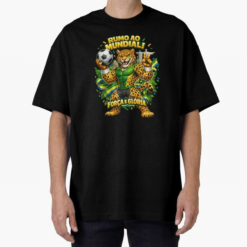 Brazil World Cup 2026 Jaguar Fan Art Classic T-Shirt Wear the Spirit of the FIFA World Cup 2026 Group Stage Journey through Haaland and Mbappe Highlights, Argentina Pride, Soccer Culture, Superstar Moments, National Team Dreams and Competitive