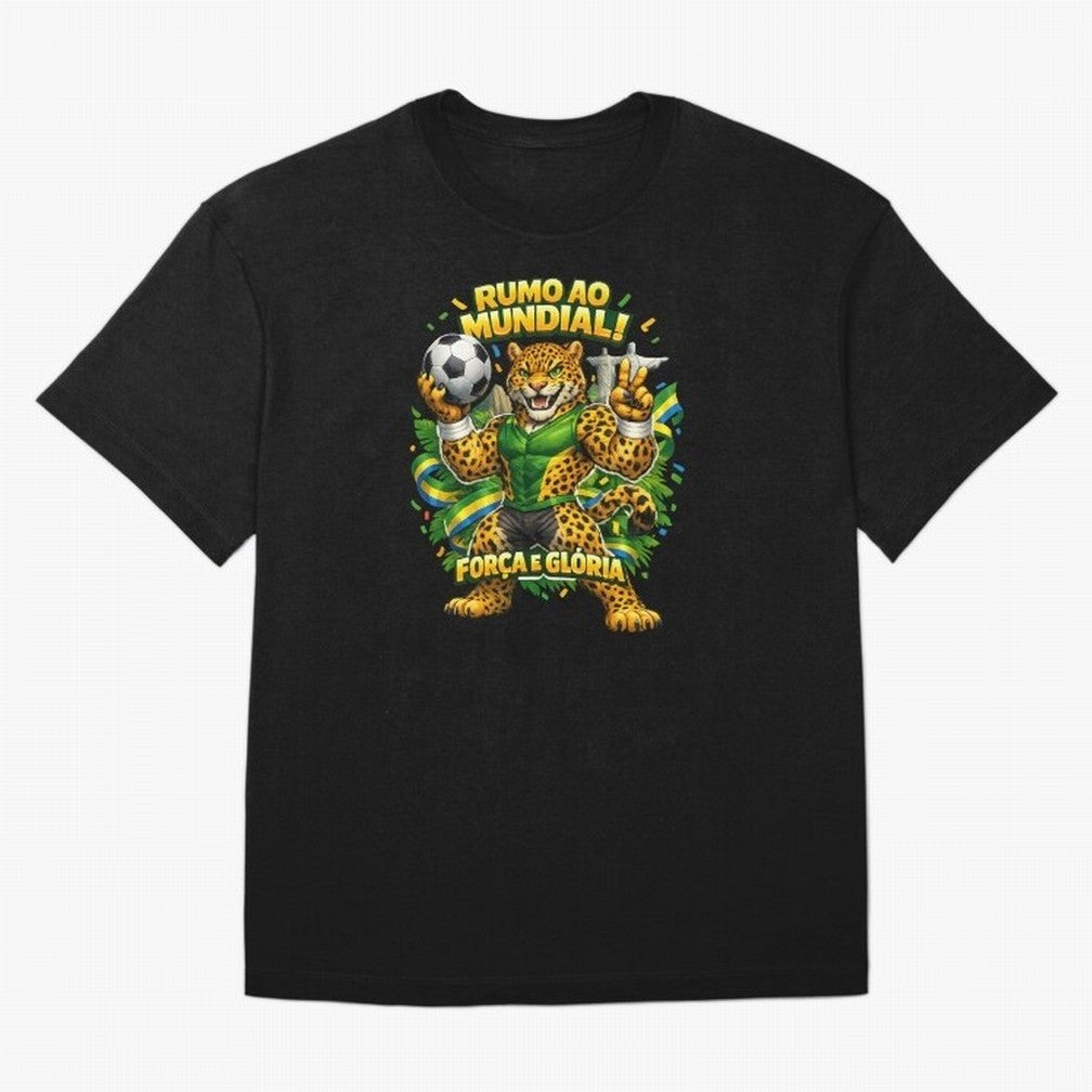 Brazil World Cup 2026 Jaguar Fan Art Classic T-Shirt Wear the Spirit of the FIFA World Cup 2026 Group Stage Journey through Haaland and Mbappe Highlights, Argentina Pride, Soccer Culture, Superstar Moments, National Team Dreams and Competitive