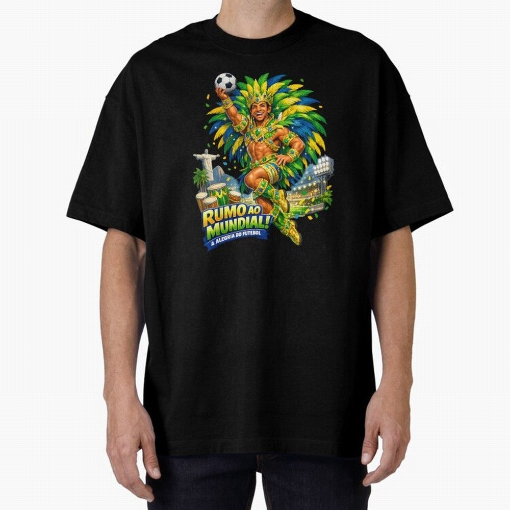 Brazil World Cup 2026 Carnival Fan Art Classic T-Shirt Bring a Champion Mindset to the FIFA World Cup 2026 Group Stage Journey through Mbappe Highlights, England and Germany Pride, Football History, Final Match Energy, Crowd Noise and Once in a