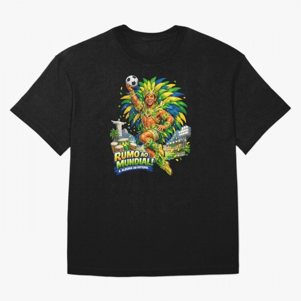 Brazil World Cup 2026 Carnival Fan Art Classic T-Shirt Bring a Champion Mindset to the FIFA World Cup 2026 Group Stage Journey through Mbappe Highlights, England and Germany Pride, Football History, Final Match Energy, Crowd Noise and Once in a