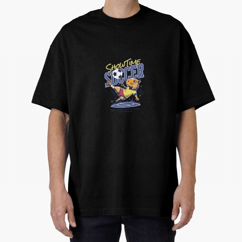 Capybara Soccer Showdown - Showtime World Cup Classic T-Shirt Follow the Road to FIFA World Cup 2026 Group Stage Spirit, Filled with England and Germany, Messi and Cristiano Ronaldo, Fan Favorite Moments, National Team Passion, Big Match Drama and