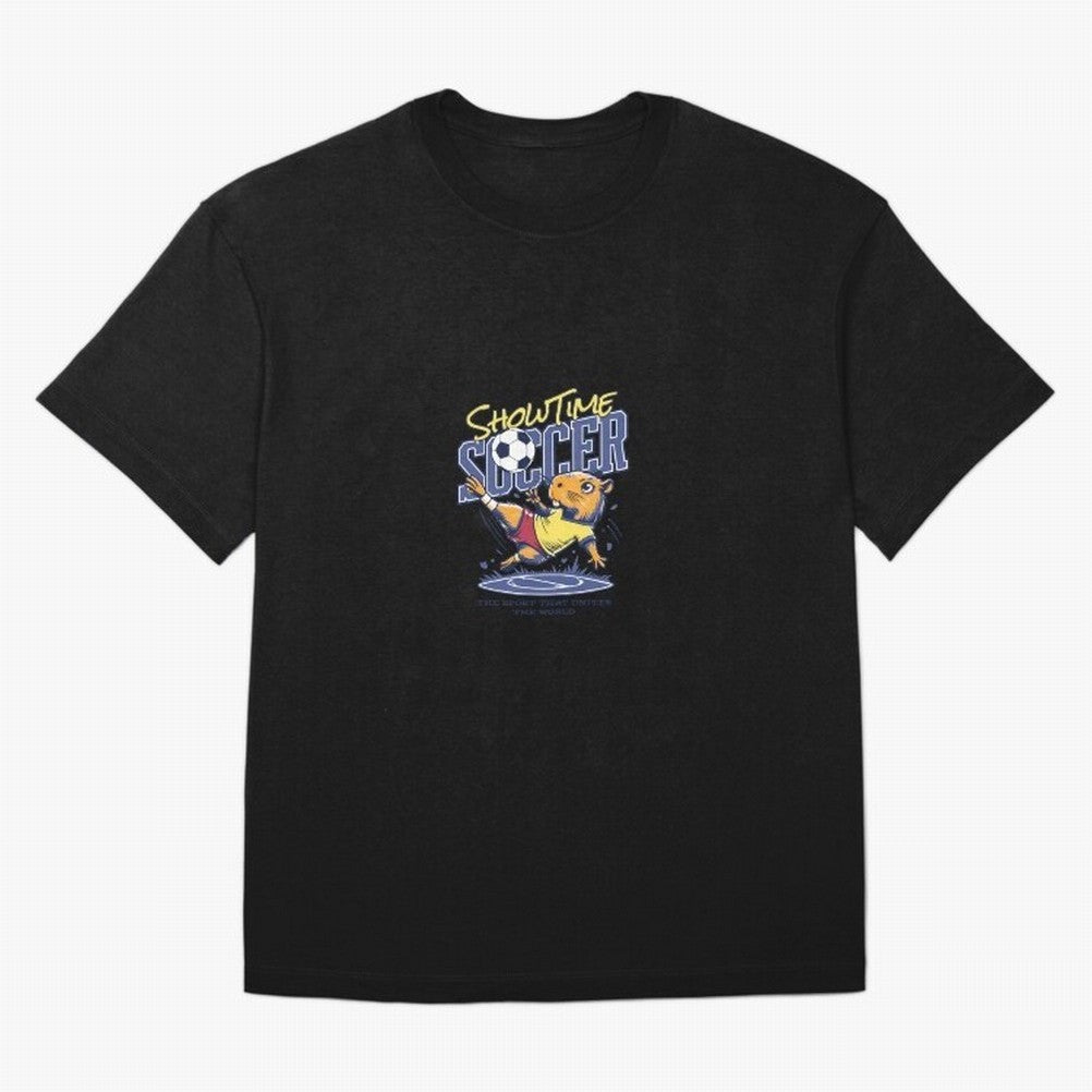 Capybara Soccer Showdown - Showtime World Cup Classic T-Shirt Follow the Road to FIFA World Cup 2026 Group Stage Spirit, Filled with England and Germany, Messi and Cristiano Ronaldo, Fan Favorite Moments, National Team Passion, Big Match Drama and