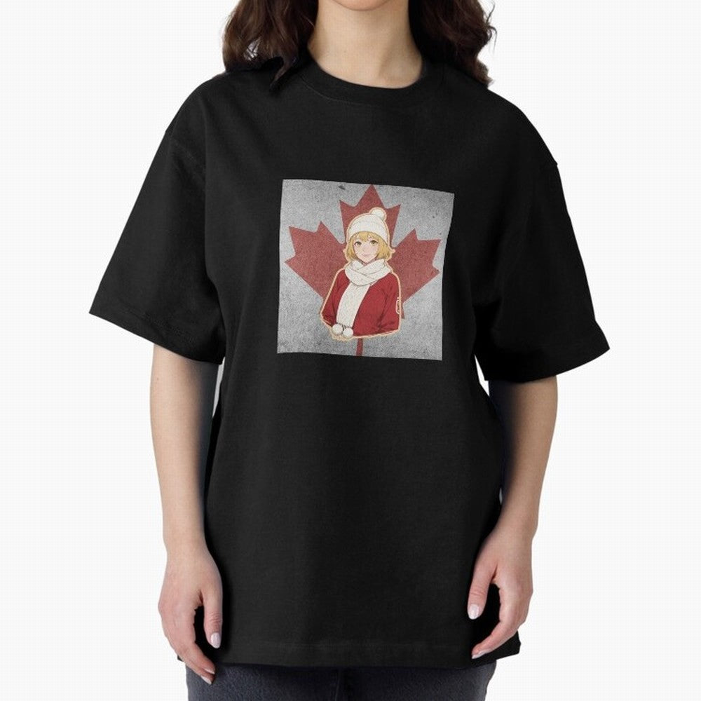 Canada Anime Football Fan Girl World Cup Edition Classic T-Shirt Carry the Dream of Match Day Hype around FIFA World Cup 2026 Group Stage, Haaland, Brazil, Champion Mindset, Group Stage Buzz, Knockout Tension and Passionate Fan Culture; Great for