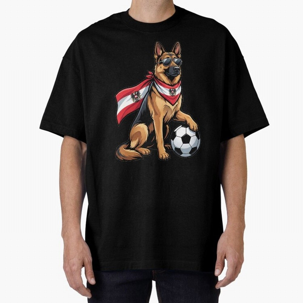 Austrian football dog Classic T-Shirt Celebrate Every Goal in the FIFA World Cup 2026 Group Stage Journey through Cristiano Ronaldo Highlights, Argentina Pride, Championship Spirit, Famous Goals, Roaring Crowds and International Football Unity;