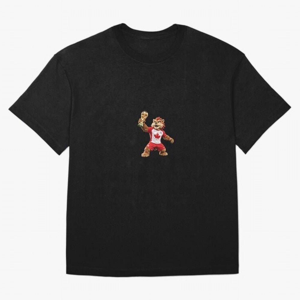 Canada Soccer Mascot Champion - Canadian Football Victory Trophy 2026 Classic T-Shirt Turn Every Weekend Toward the FIFA World Cup 2026 Journey through CR7 Highlights, Spain and Netherlands Pride, Tournament Hype, Historic Matchups, Family Viewing