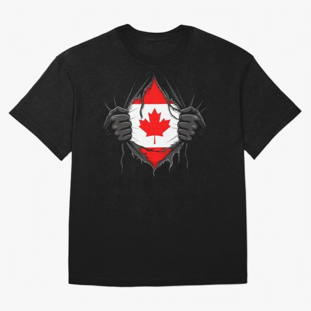 Canada Flag - National Team Fans Classic T-Shirt Celebrate Supporters United by FIFA World Cup 2026 Group Stage Spirit, Celebrating England, France and Netherlands, Neymar, Haaland and Cristiano Ronaldo, Fan Favorite Moments, National Team Passion,