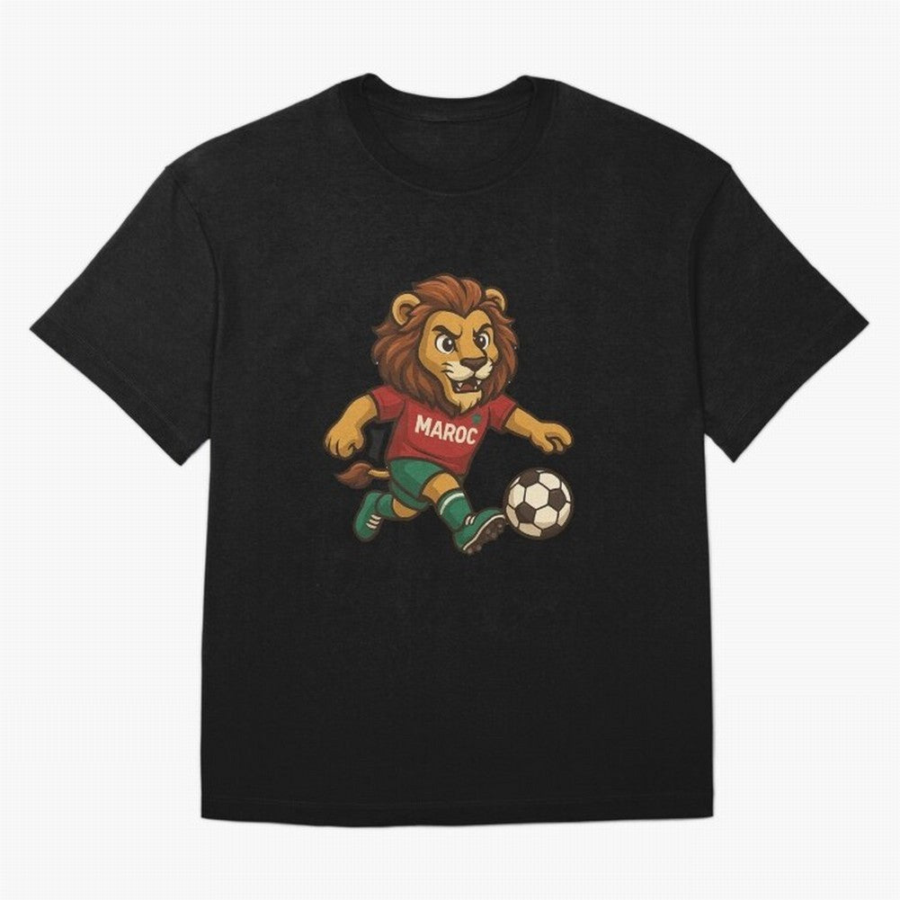 Atlas Lion, Moroccan footballer, football, Morocco Classic T-Shirt Show Up for the Glory of FIFA World Cup 2026 for Fans of Messi and Cristiano Ronaldo and Brazil, Portugal and Argentina, Bringing Football Passion, Legendary Performances, Festival