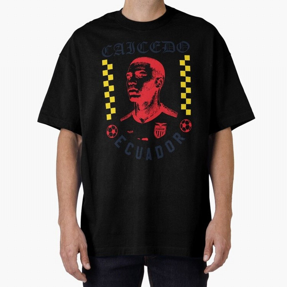 Caicedo Ecuador Soccer Star Retro Football Fan Design Classic T-Shirt Bring a Champion Mindset to Match Day Hype around FIFA World Cup 2026, Messi, CR7 and Mbappe, Brazil, Champion Mindset, Group Stage Buzz, Knockout Tension and Passionate Fan