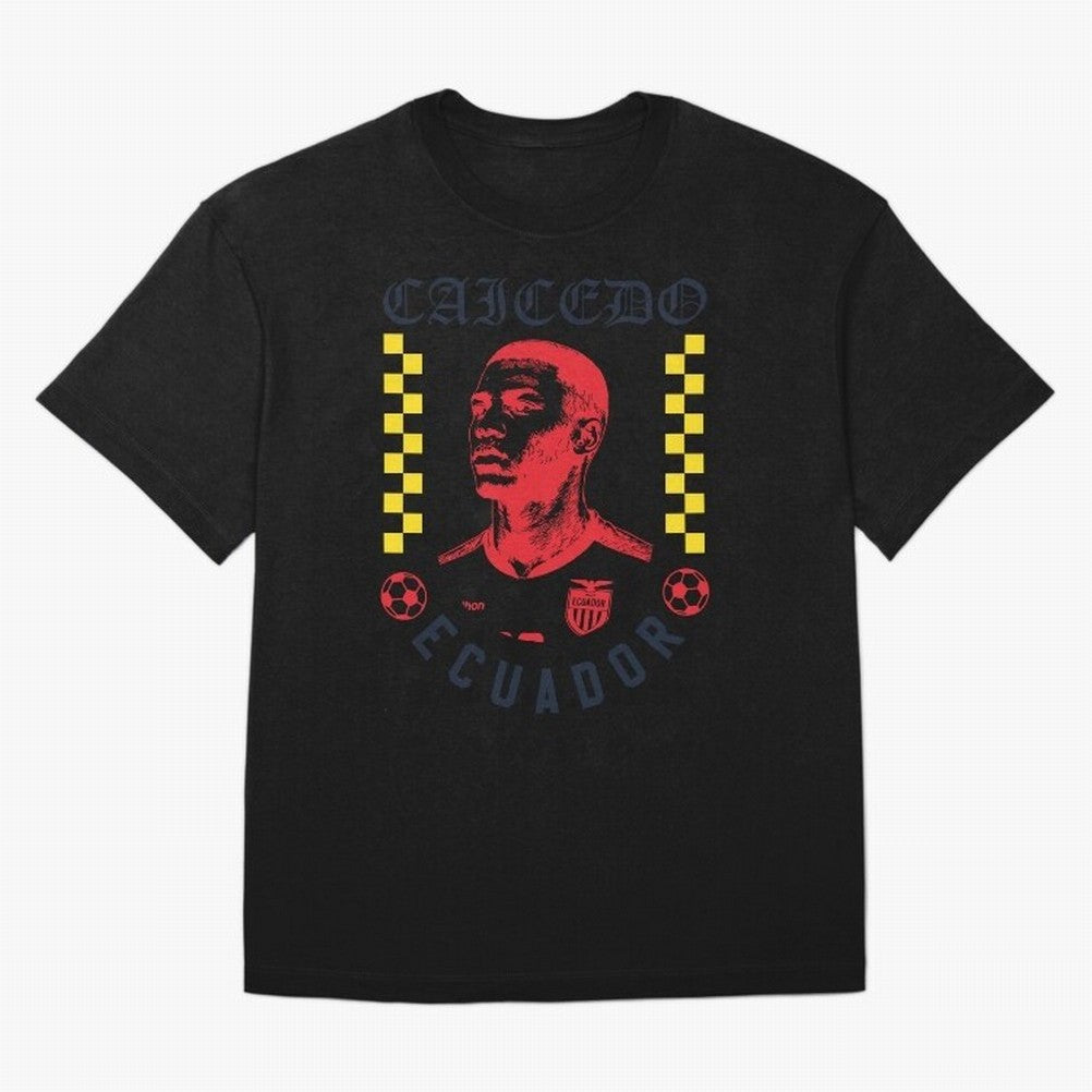 Caicedo Ecuador Soccer Star Retro Football Fan Design Classic T-Shirt Bring a Champion Mindset to Match Day Hype around FIFA World Cup 2026, Messi, CR7 and Mbappe, Brazil, Champion Mindset, Group Stage Buzz, Knockout Tension and Passionate Fan