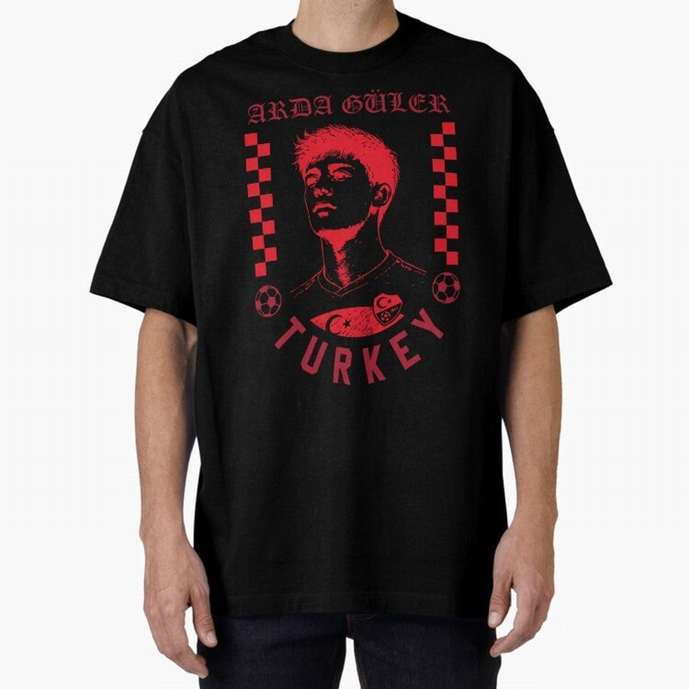 Arda G¨¹ler Turkey Soccer Legend Retro Football Fan Design Classic T-Shirt Remember Global Football Passion for FIFA World Cup 2026 USA Canada Mexico, Driven by Mbappe and Neymar, Spain, Vintage Soccer Flavor, Modern Football Stars, National Flags