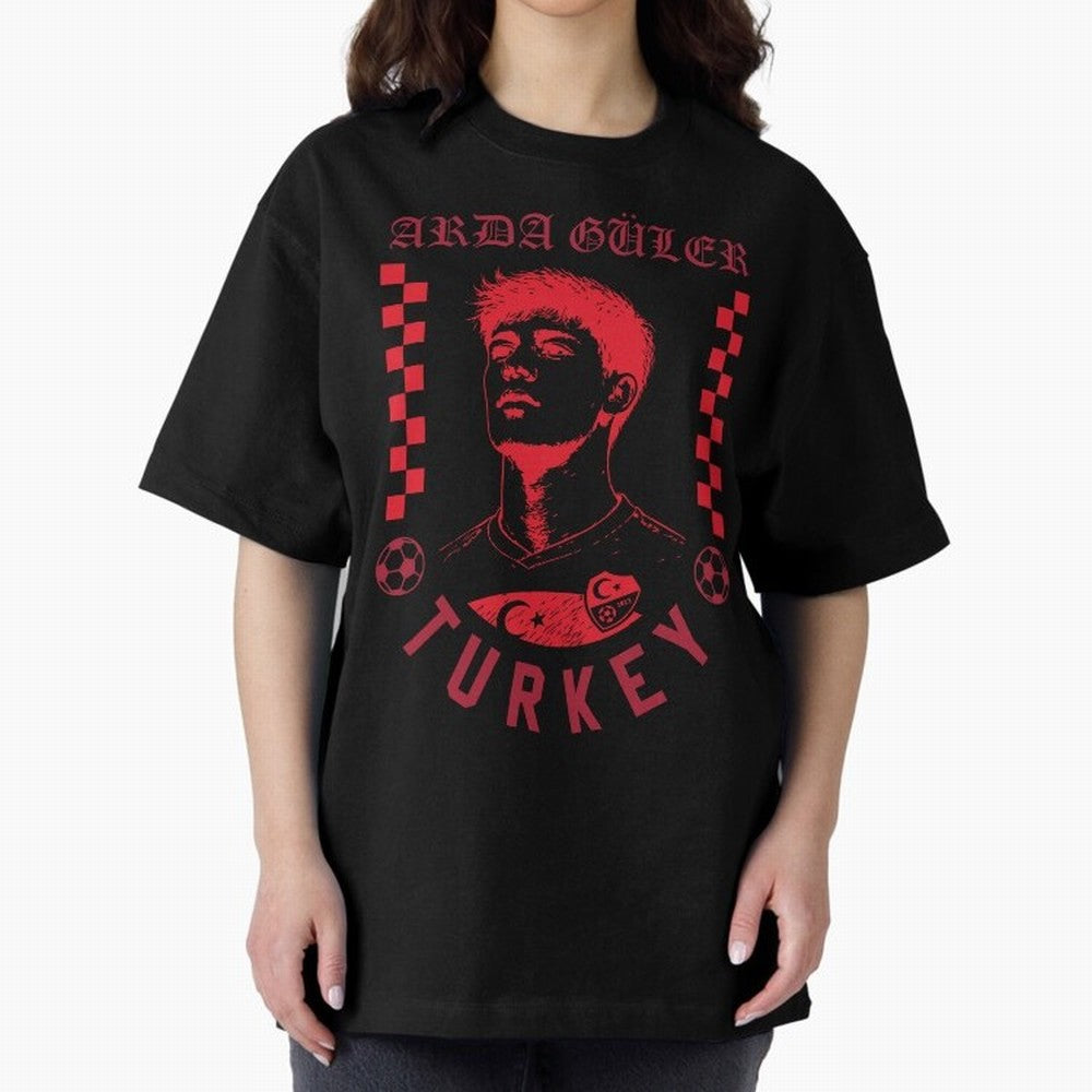 Arda G¨¹ler Turkey Soccer Legend Retro Football Fan Design Classic T-Shirt Remember Global Football Passion for FIFA World Cup 2026 USA Canada Mexico, Driven by Mbappe and Neymar, Spain, Vintage Soccer Flavor, Modern Football Stars, National Flags