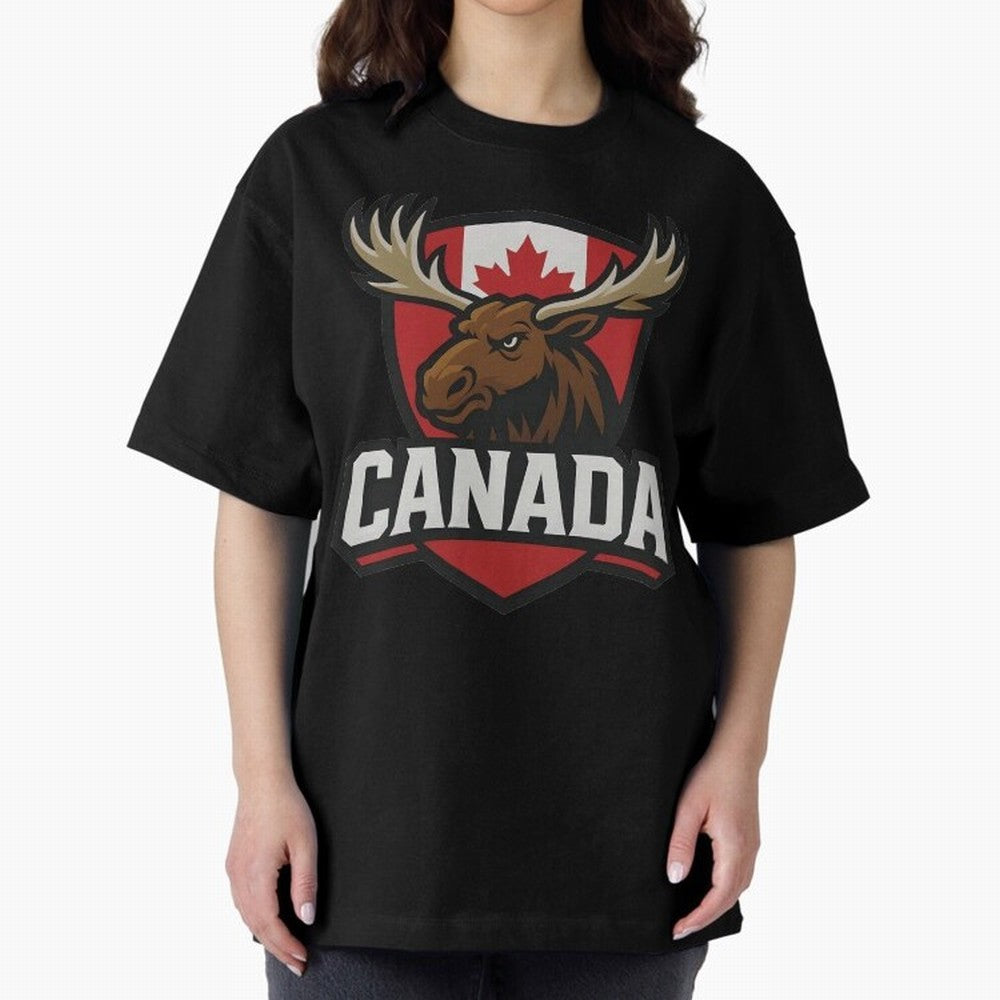 Canada Moose Sports Logo T-Shirt ¨C Canadian Flag Maple Leaf Emblem | 2026 World Cup Supporter Classic T-Shirt Celebrate Rivalries and Pride in the FIFA World Cup 2026 Group Stage Journey through Cristiano Ronaldo Highlights, France Pride,