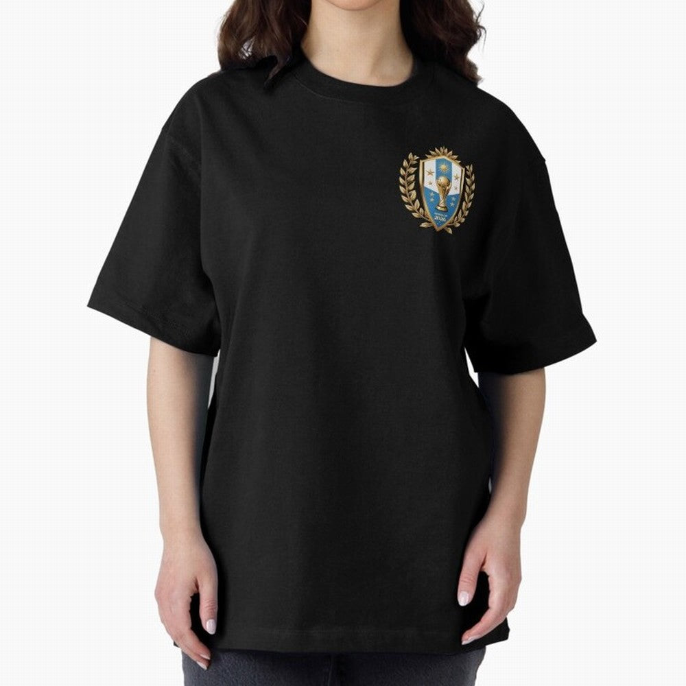 Argentina World Cup 2026 Oversized T-Shirt Join Supporters Worldwide for Global Football Passion for FIFA World Cup 2026 Group Stage, Featuring Cristiano Ronaldo, Haaland and CR7, Spain, Stadium Chants, National Pride, Trophy Dreams and