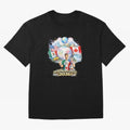 All The World United 2026 Football Design Oversized T-Shirt Join the Countdown to Match Day Hype around FIFA World Cup 2026, CR7, Spain, Supporter Pride, Iconic Celebrations, Legendary Names and Global Match Day Energy; Perfect for Fans,