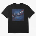 Canada 2026 Soccer Theme with silver lines Oversized T-Shirt Show Up for the Glory of FIFA World Cup 2026 USA Canada Mexico Spirit, with Brazil, Portugal and Argentina, Haaland and Mbappe, Vintage Soccer Flavor, Modern Football Stars, National