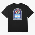 Argentina 2026 Soccer T-shirt Oversized T-Shirt Support the Legends of the FIFA World Cup 2026 Group Stage Journey through Messi, Neymar and Mbappe Highlights, England, France and Netherlands Pride, Vintage Soccer Flavor, Modern Football Stars,