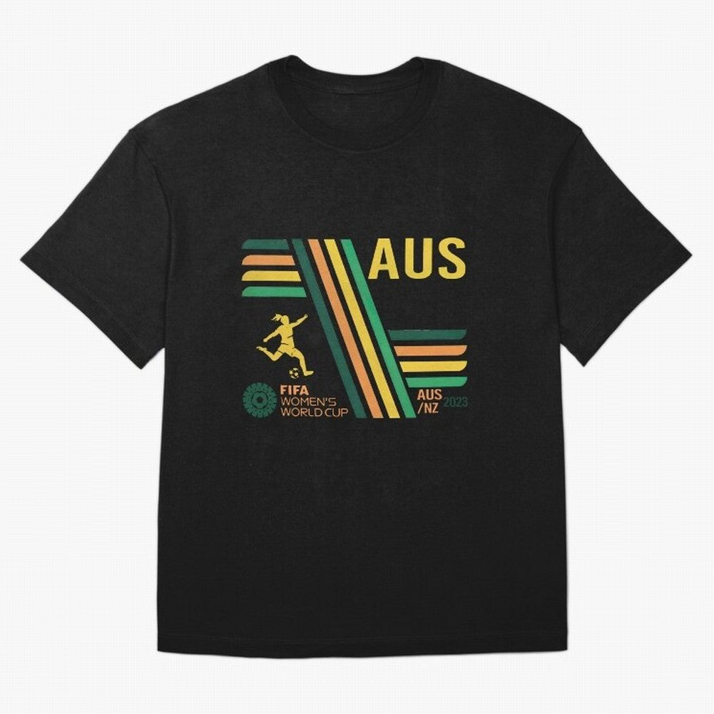 Australia Women's World Cup Oversized T-Shirt Treasure Global Football Passion for FIFA World Cup 2026 USA Canada Mexico, with CR7, Portugal, Spain and Germany, Supporter Pride, Iconic Celebrations, Legendary Names and Global Match Day Energy;
