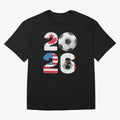 2026 North America Football Massive Event Soccer Ball Oversized T-Shirt Make Every Kick Count in Global Football Passion for FIFA World Cup 2026 Group Stage, Made for CR7, Portugal, Spain and Germany, Fan Favorite Moments, National Team Passion,