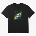 Brazil Soccer 2026 Fan Shirt ¨C Brazil Football Supporter Oversized T-Shirt Celebrate Unforgettable Nights in Global Football Passion for FIFA World Cup 2026 USA Canada Mexico, with CR7, Spain and Netherlands, Football Festival Excitement, Trophy