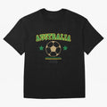 Australia 2026 ¡ª Vintage Soccer Tee Oversized T-Shirt Show Passion for the Stars of FIFA World Cup 2026 Group Stage Driven by Messi, Portugal, Spain and Germany Energy, Classic Soccer Heritage, Championship Pressure, Fan Loyalty and International
