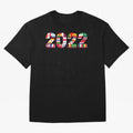 All the 32 Teams that Played in 2022 in Qatar for Football Fans Oversized T-Shirt Make Your Look Match FIFA World Cup 2026 USA Canada Mexico with Messi, CR7 and Mbappe, France Energy, Goal Celebration Energy, Supporter Heritage, Football Icons and