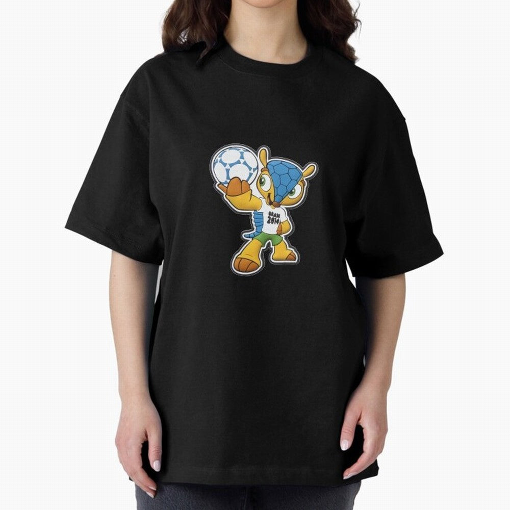 Brazil 14 Oversized T-Shirt Relive Legendary Nights from Match Day Hype around FIFA World Cup 2026 USA Canada Mexico, Cristiano Ronaldo, Portugal, Spain and Germany, Worldwide Fan Energy, Dramatic Goals, Stadium Lights and Championship